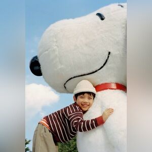 Zara toddler boys brown red ecru striped crew neck knit sweater 3 year 3T